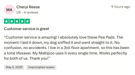 Customer review