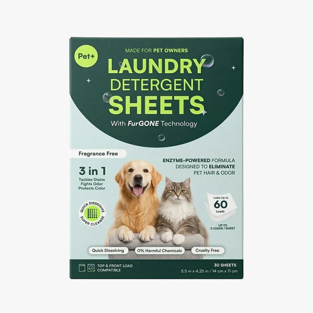Pet+ Laundry Detergent Sheets